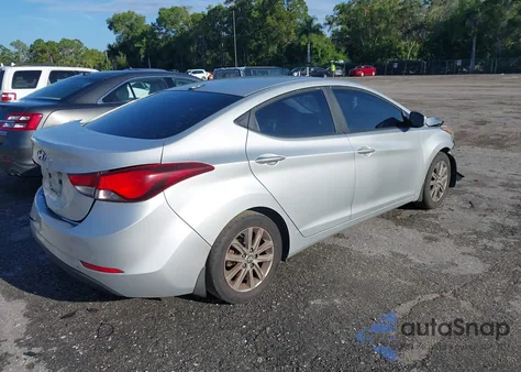 2015 Hyundai Elantra Se z USA, uszkodzony, nr VIN KMHDH4AE5FU264677
